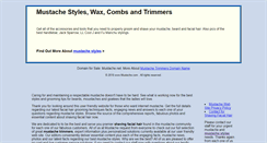 Desktop Screenshot of mustache.net